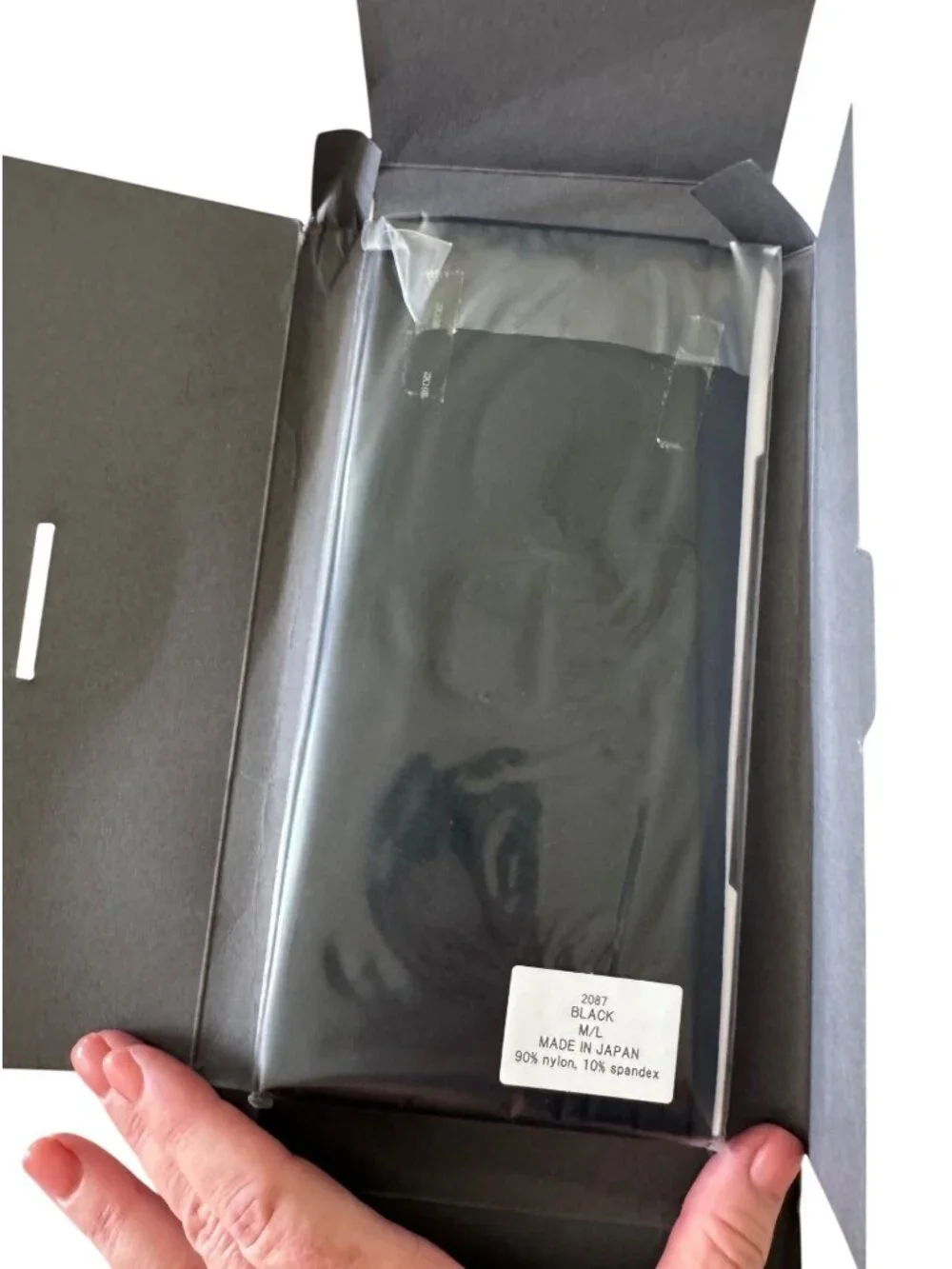 Eileen Fisher M/ L Microfiber Opaque Tight Black NWB